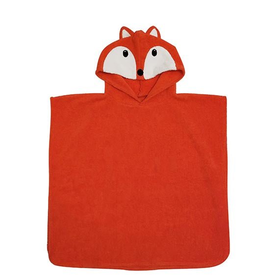 Organic Cotton Bath Poncho - Fox - Challenge & Fun, Inc.-FS0690-1