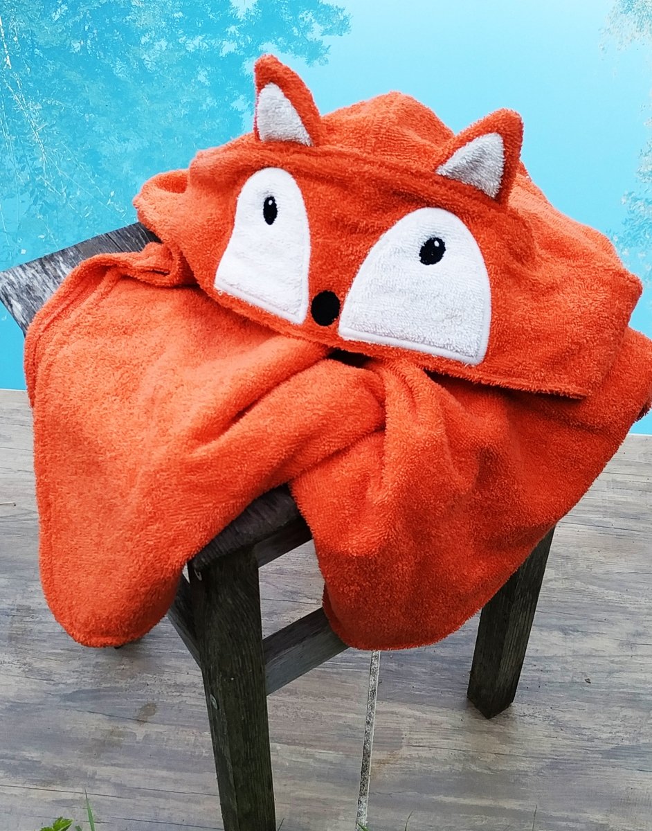 Organic Cotton Bath Poncho - Fox - Challenge & Fun, Inc.-FS0690-7
