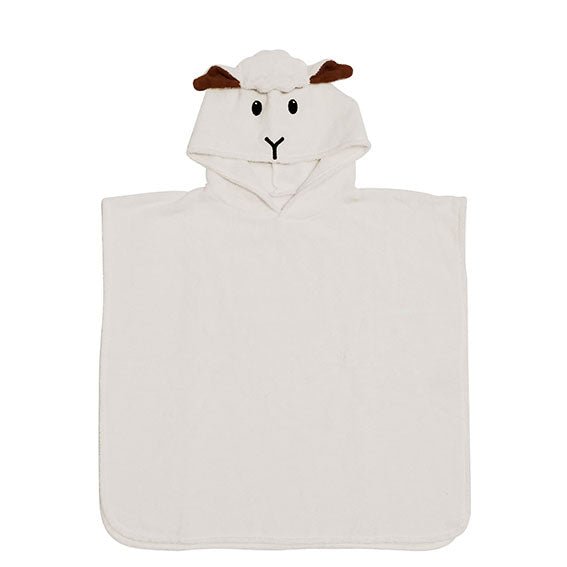 Organic Cotton Bath Poncho - Lamb - Challenge & Fun, Inc.-FS0470-1