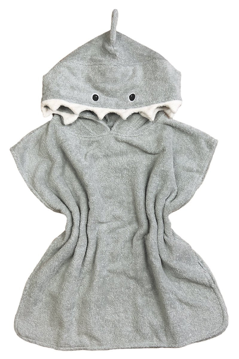 Organic Cotton Bath Poncho - Shark - Challenge & Fun, Inc.-FS0694-2