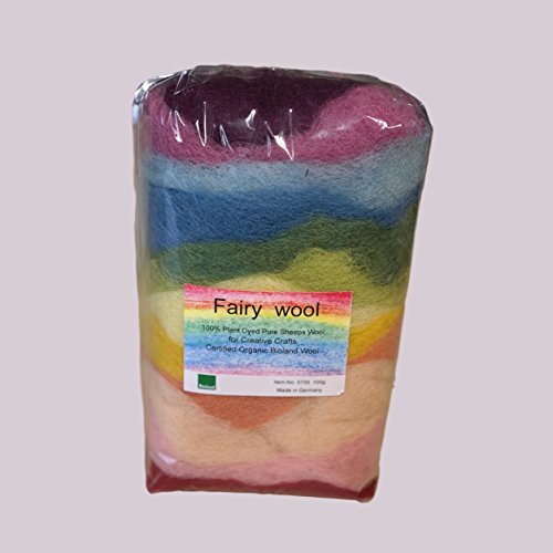 Certified Organic Bioland Plant Dyed Fairy Wool-Challenge & Fun, Inc.
