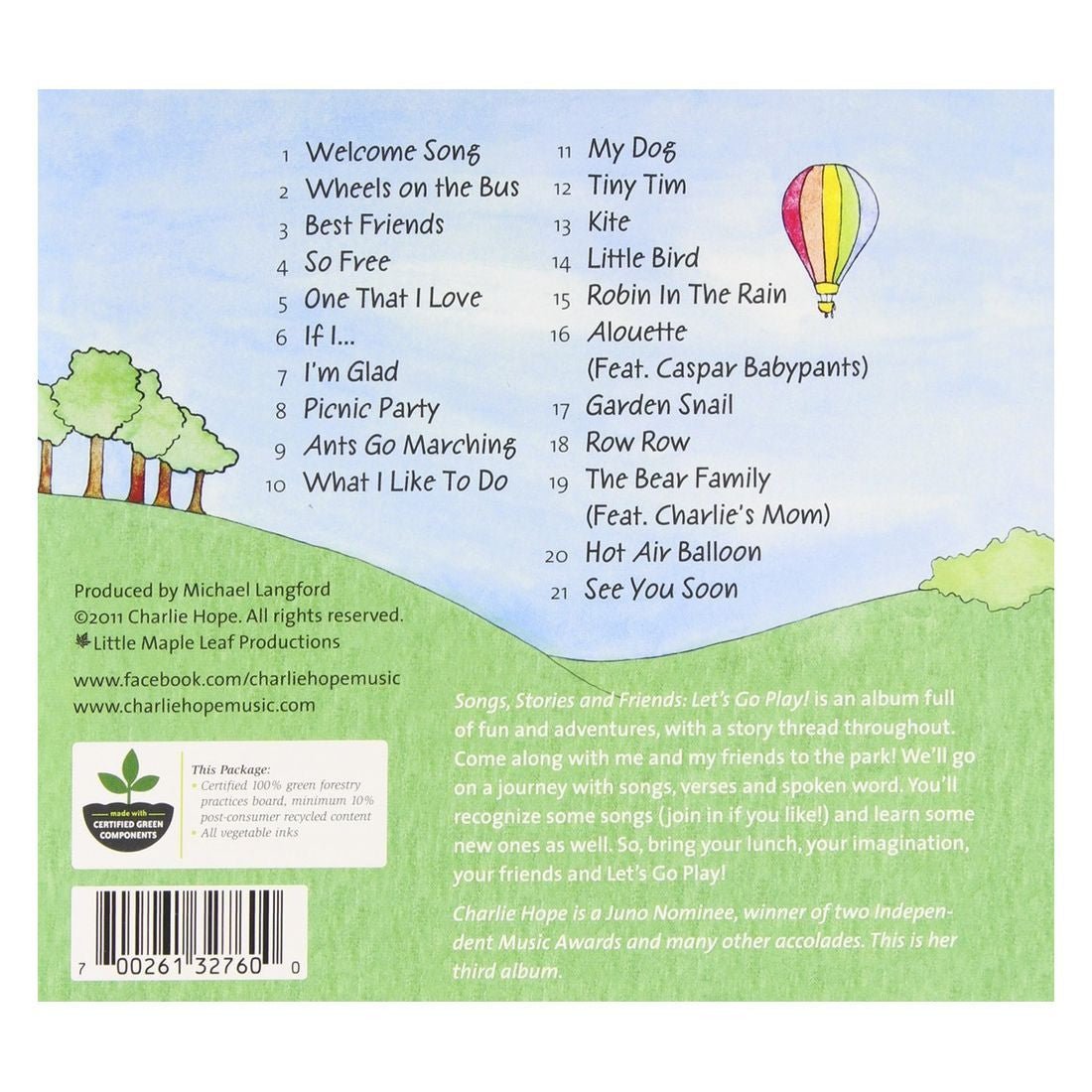 Charlie Hope: Songs, Stories and Friends - Let's Go Play - challenge and fun natural toys - 2