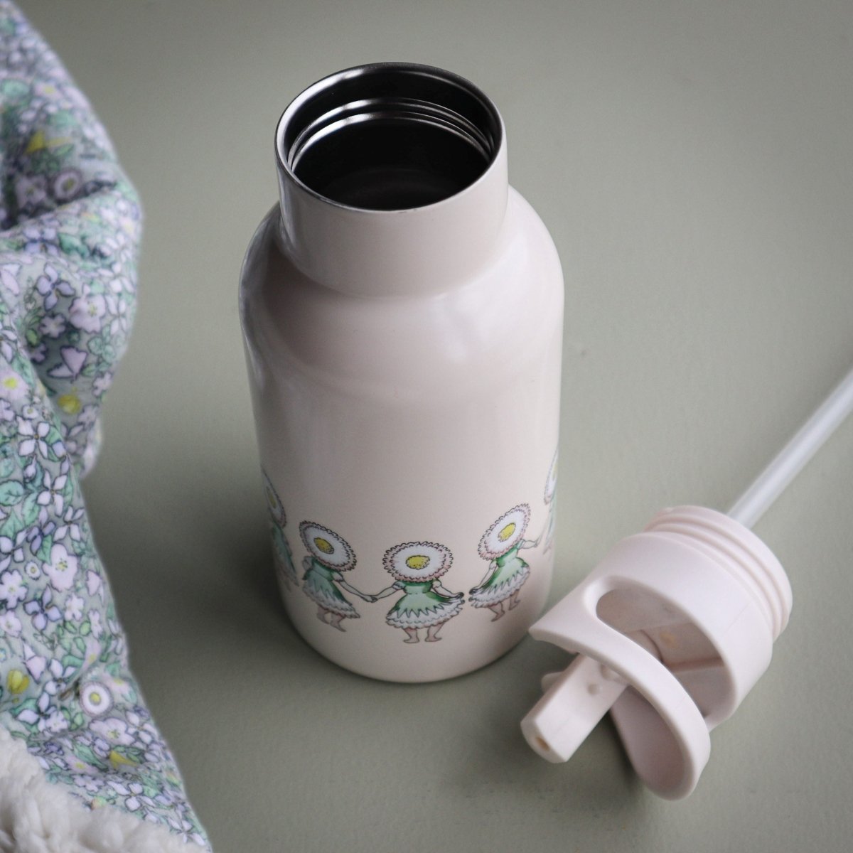 Children's Water Bottle - Elsa Beskow - Flowers Festival - Challenge & Fun, Inc.-RS3180-2