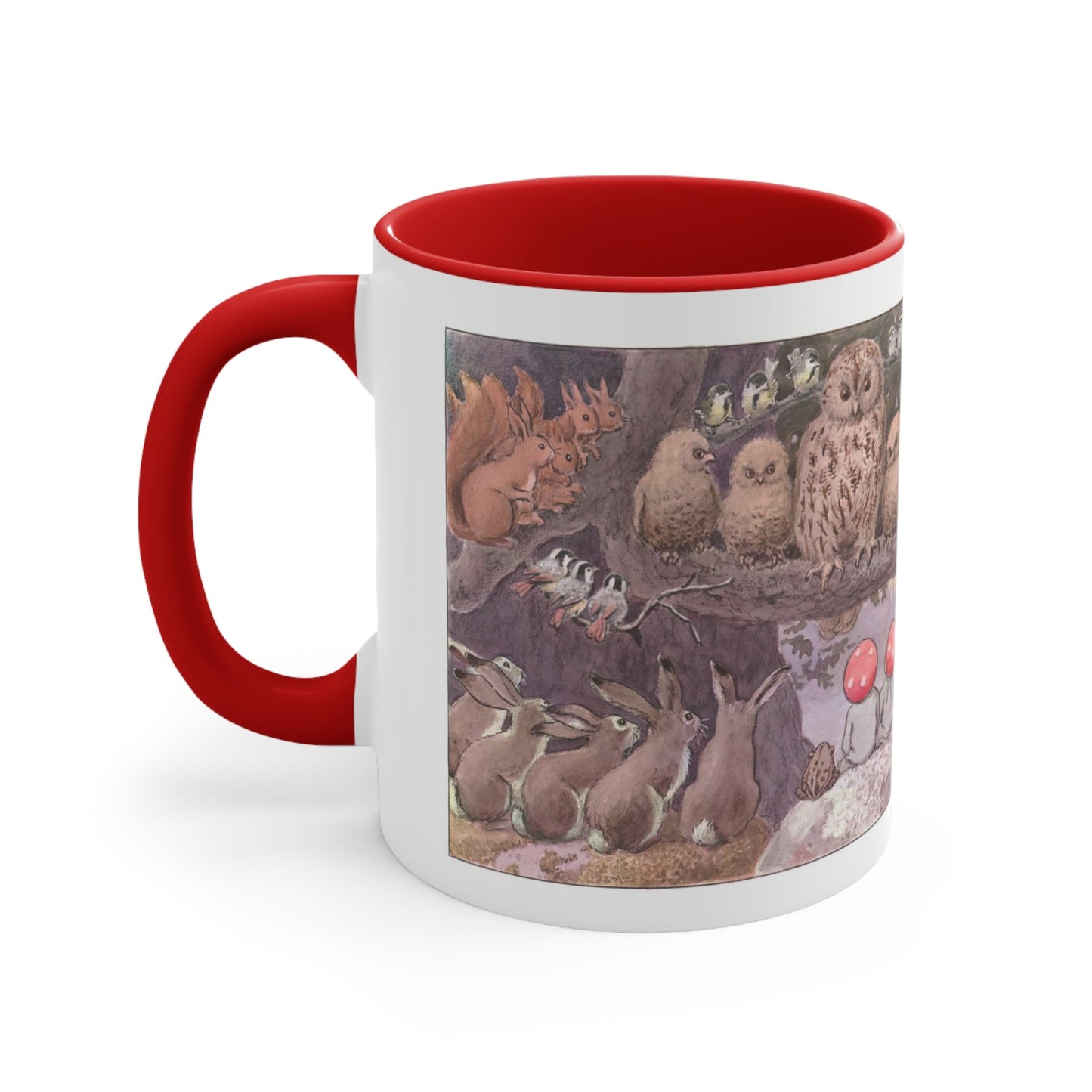 Elsa Beskow Children of the Forest - Mrs Owl -  Accent Coffee Mug, 11oz
