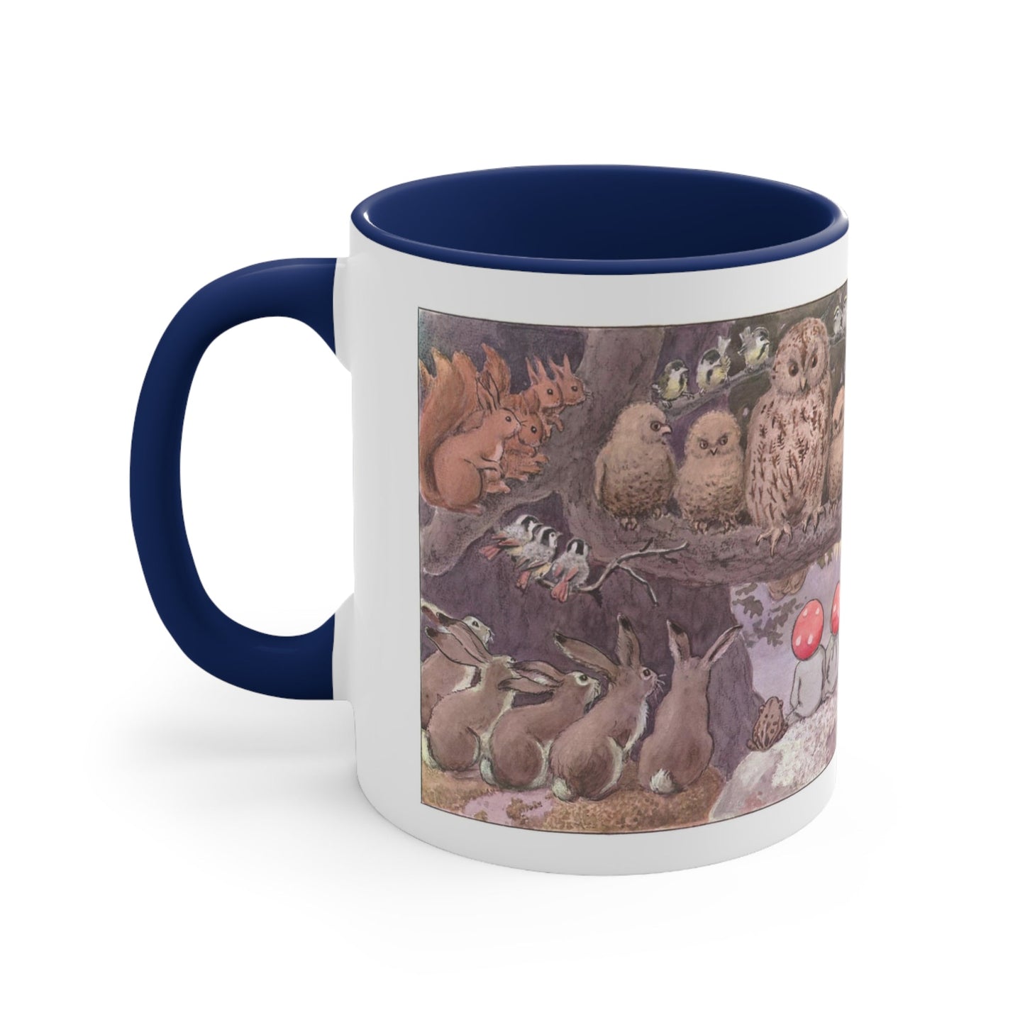 Elsa Beskow Children of the Forest - Mrs Owl -  Accent Coffee Mug, 11oz