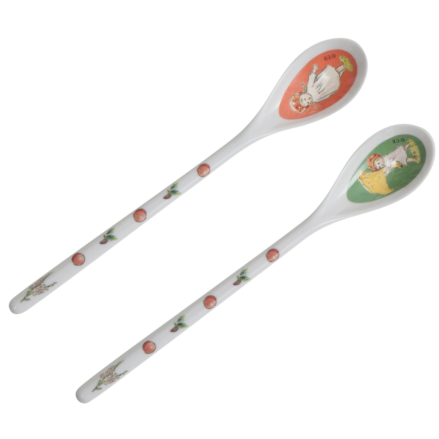 Elsa Beskow Children of the Forest 'Tomtebobarnen' Baby Feeding Spoons