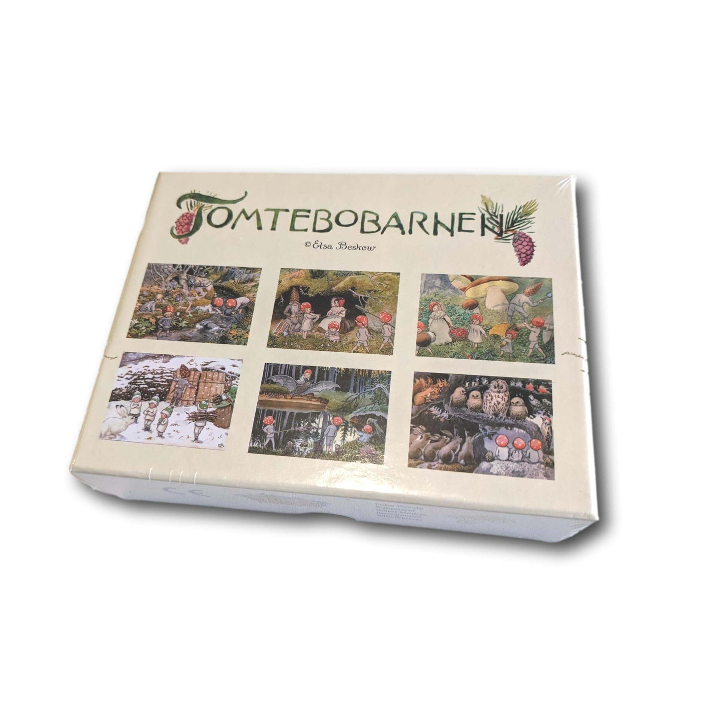 Elsa Beskow - Children of the Forest (Tomtebobarnen) Block Cube Puzzle