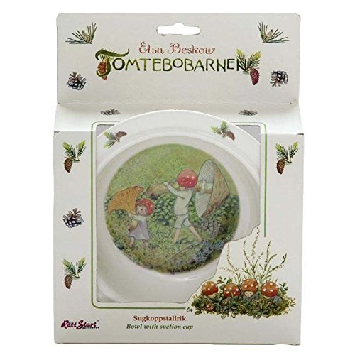 Elsa Beskow "Children of the Forest" (Tomtebobarnen) Children's Bowl with Suction Cup