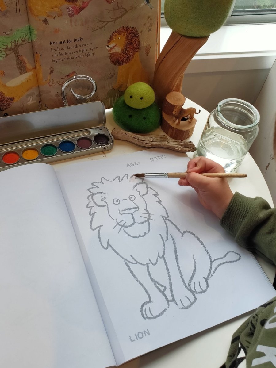 Endangered Animals Adventure - Honeysticks First Coloring Book - Challenge & Fun, Inc.-HS-BOOKENDG-1PK-2