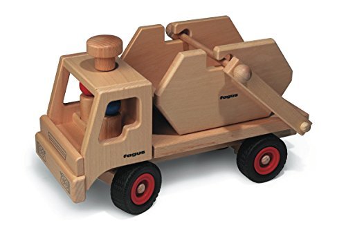 Fagus Wooden Skip Dump Truck - Made in Germany