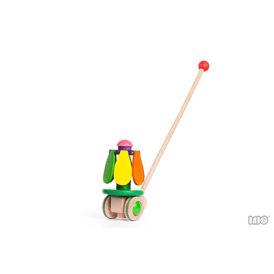 Flower Rainbow Push Toy - challenge and fun natural toys - 2