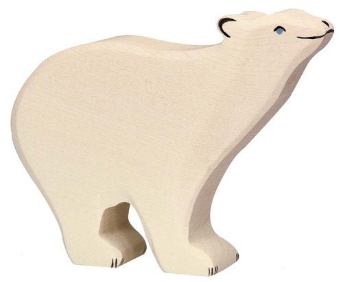 Holztiger Polar Bear Toy Figure