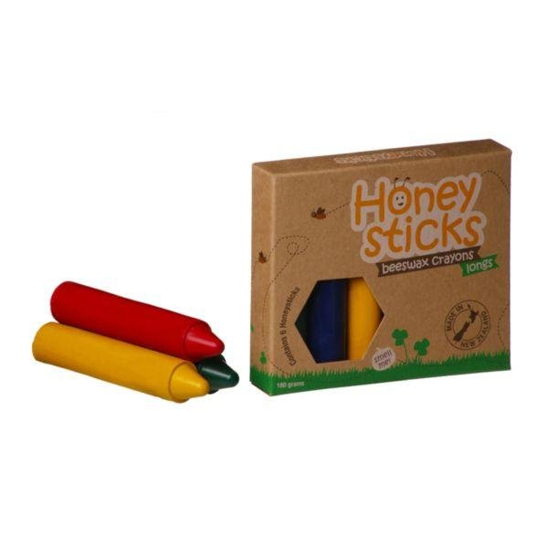 Honeysticks 100% Beeswax Crayons - Longs - Challenge & Fun, Inc.