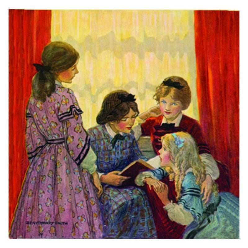 Jessie Willcox Smith Greeting Cards : Little Women - challenge and fun natural toys