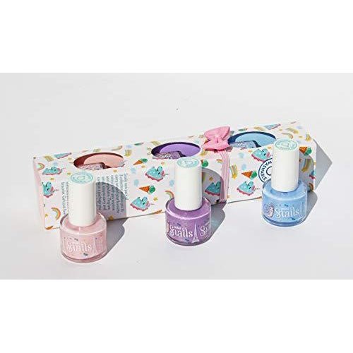 Mini Snails Non-Toxic Water-Based Nail Polish Gift 3 Pack 7 ml each
