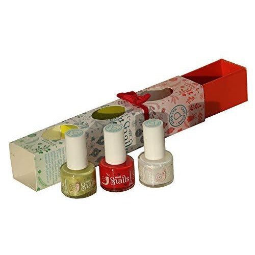 Mini Snails Non-Toxic Water-Based Nail Polish Gift 3 Pack 7 ml each
