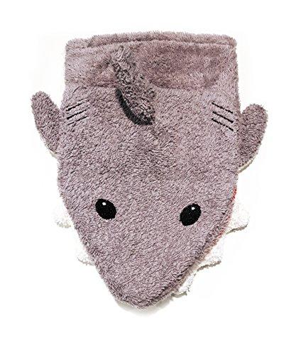 Organic Cotton, Washcloth Mitt Shark Puppet, Large by Furnis - Challenge & Fun, Inc.-FS0594-1