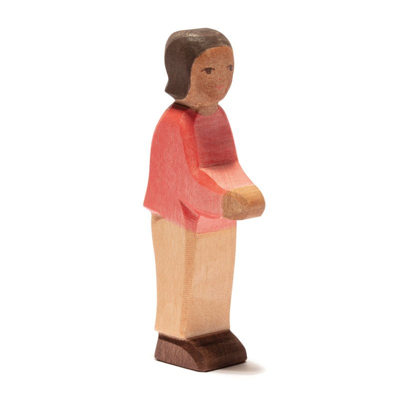 Ostheimer Son Wooden Figure - Brown Skin