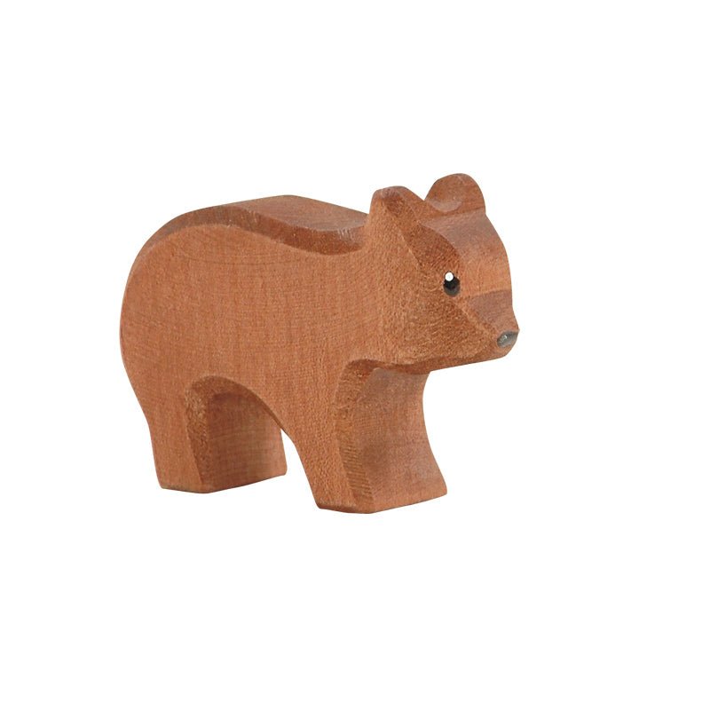 Ostheimer Wooden Brown Bear Cub Running