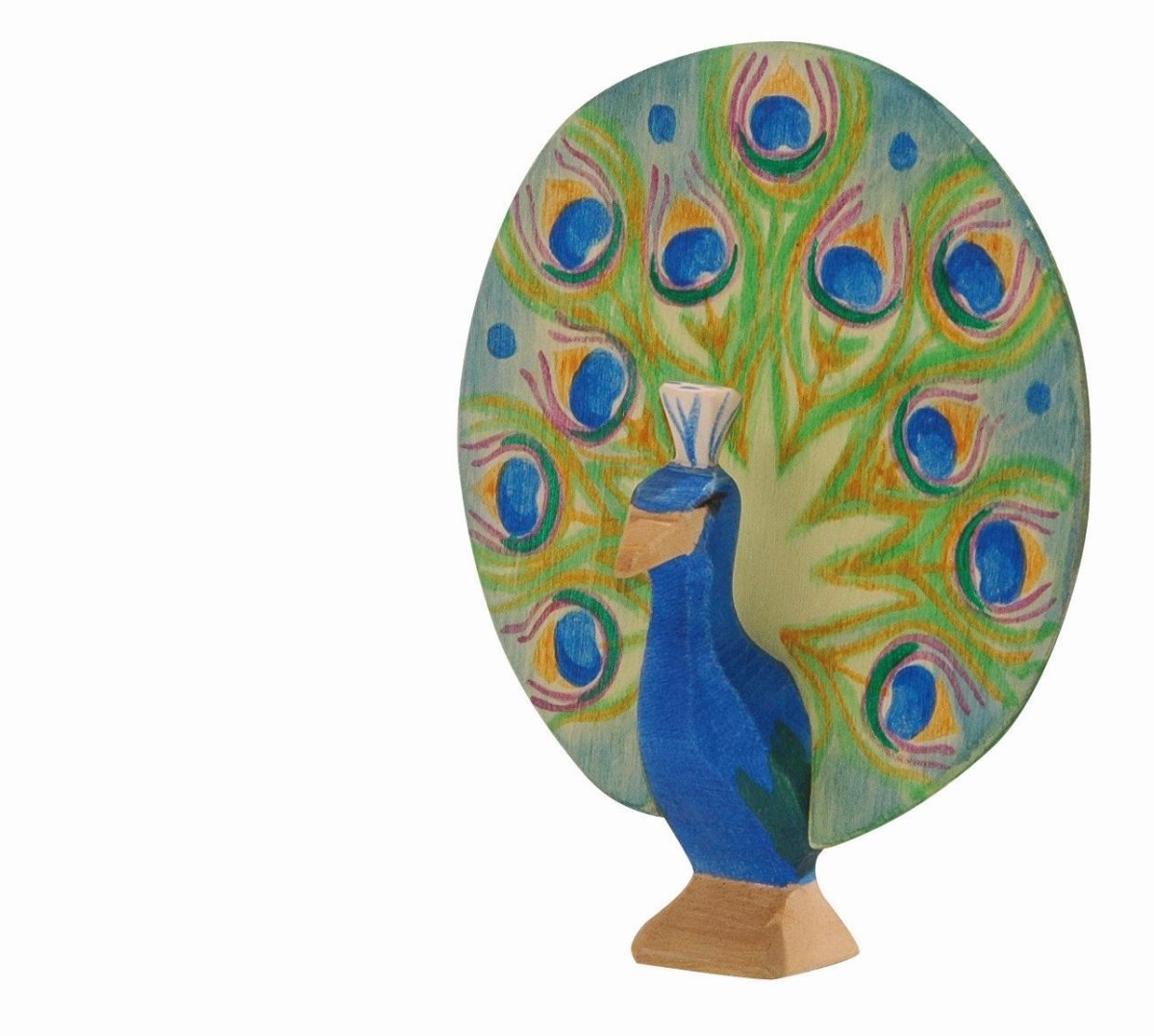 Ostheimer Wooden Peacock, Open - Challenge & Fun, Inc.-MV11841-1