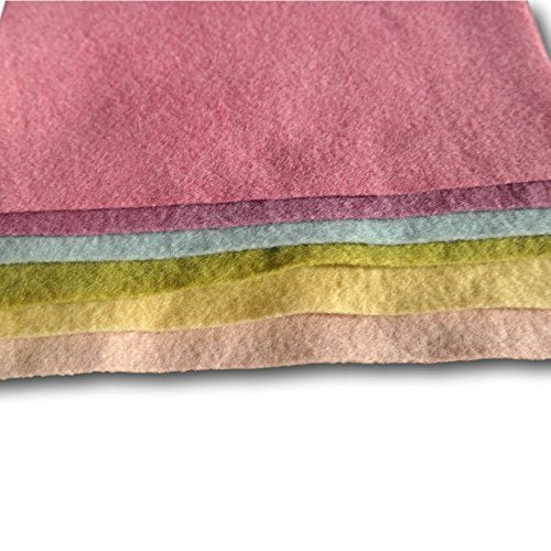 Plant Dyed Wool Felt Sheets (6 pcs)-Challenge & Fun, Inc.