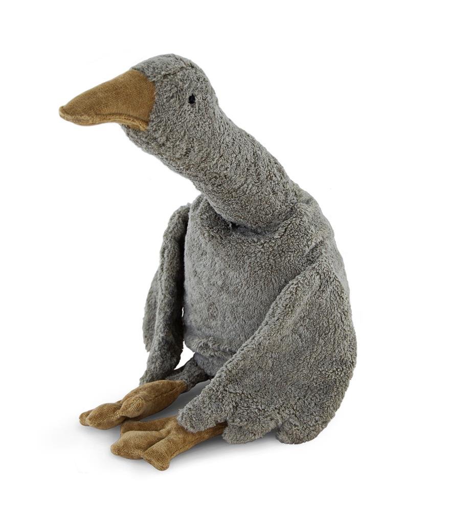 Organic Cotton Goose Pillow (Grey) - Baby Toys | Senger