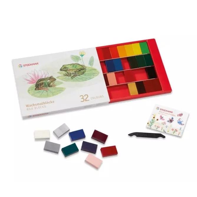 Stockmar Block Crayons - Set of 32 Pcs