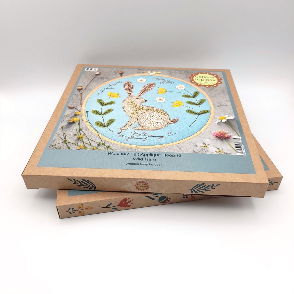Wild Hare Appliqué Hoop Craft Kit