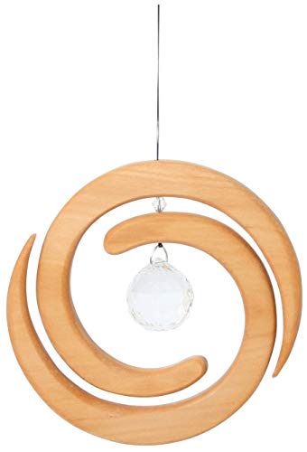 Wooden Helix Window Decoration Suncatcher