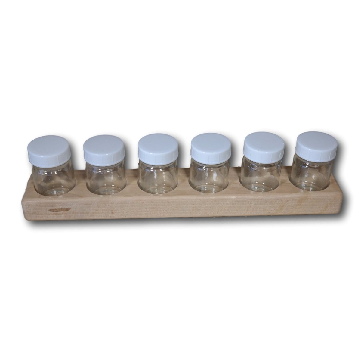 Wooden Paint Jar Holder with 2 oz Jars - Challenge & Fun, Inc.-NGL25915-2