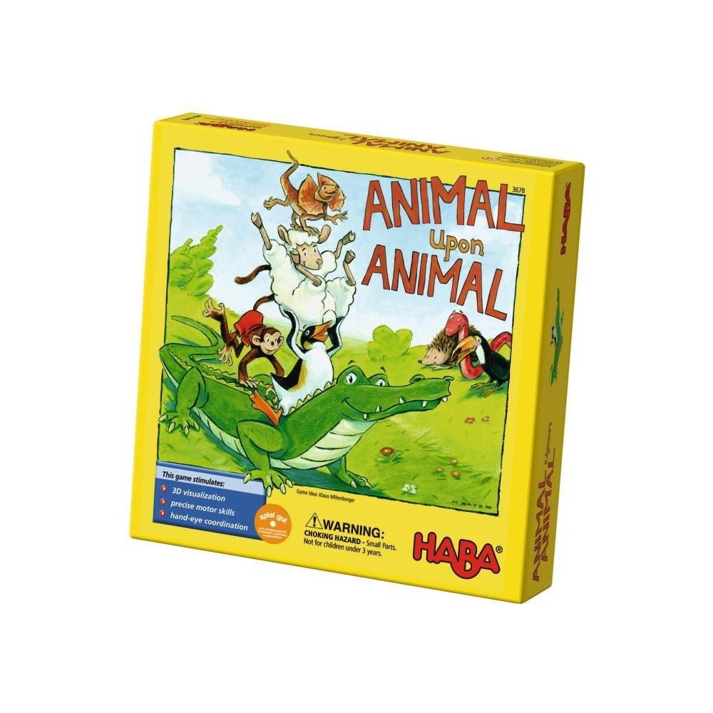 Animal upon Animal Game by Haba - Challenge & Fun, Inc. - HB3678 - 1