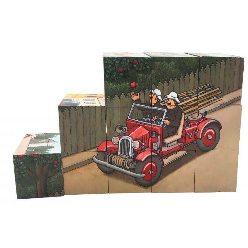 Fire Engine Cube Puzzle Jan Lööf - Challenge & Fun, Inc.-HM3267-1