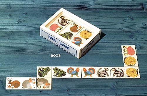 Atelier Fischer Wooden Animal Domino Game in Wooden Box (28 Tiles)-Atelier Fischer-Challenge & Fun, Inc.