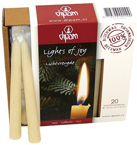 
                  
                    Dipam Beeswax Lights of Joy Christmas Tree Candles 4" (20 Pack)
                  
                