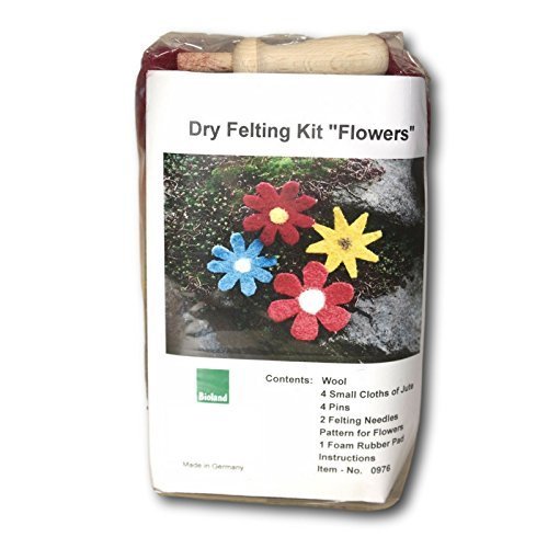 Dry Felting Kit "Flowers"-Challenge & Fun, Inc.