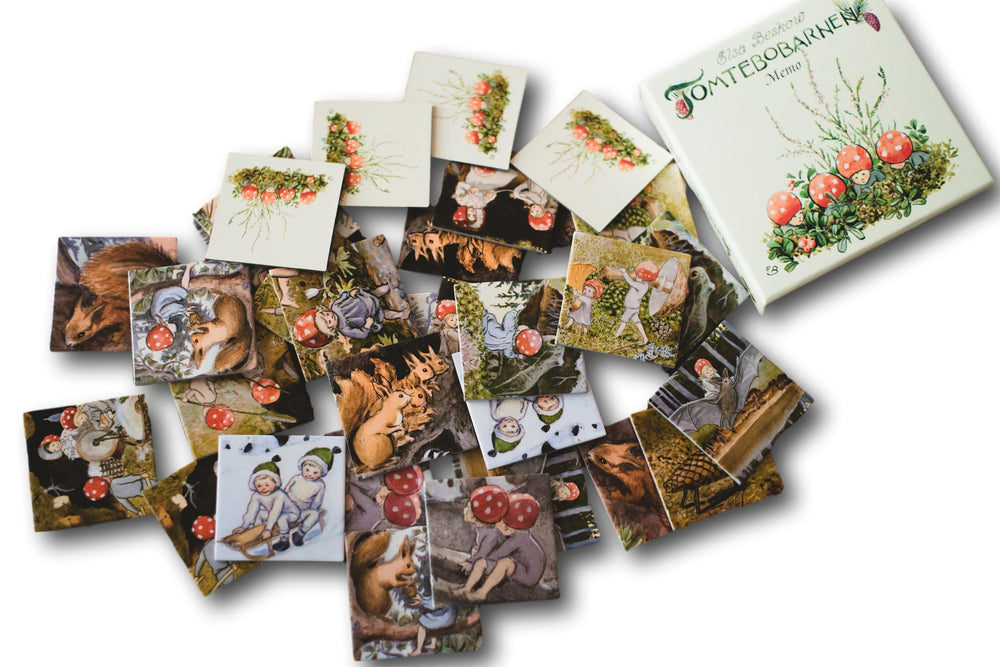 
                  
                    Elsa Beskow "Tomtebobarnen" or Children of the Forest Memory Game (32 cards - 16 Sets) for 2-6 Players
                  
                