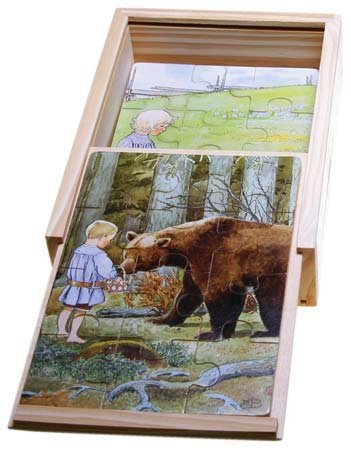 Elsa Beskow Wooden Puzzle in Box