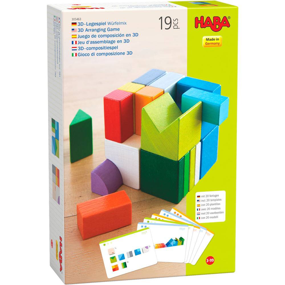 
                  
                    HABA 3D Arranging Game Wooden Building Blocks (19 pcs)
                  
                