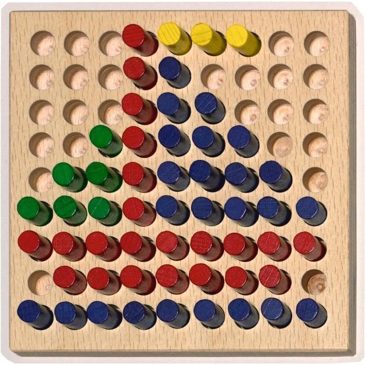 
                  
                    Haba Colorful Peg Board Set - challenge and fun natural toys - 3
                  
                