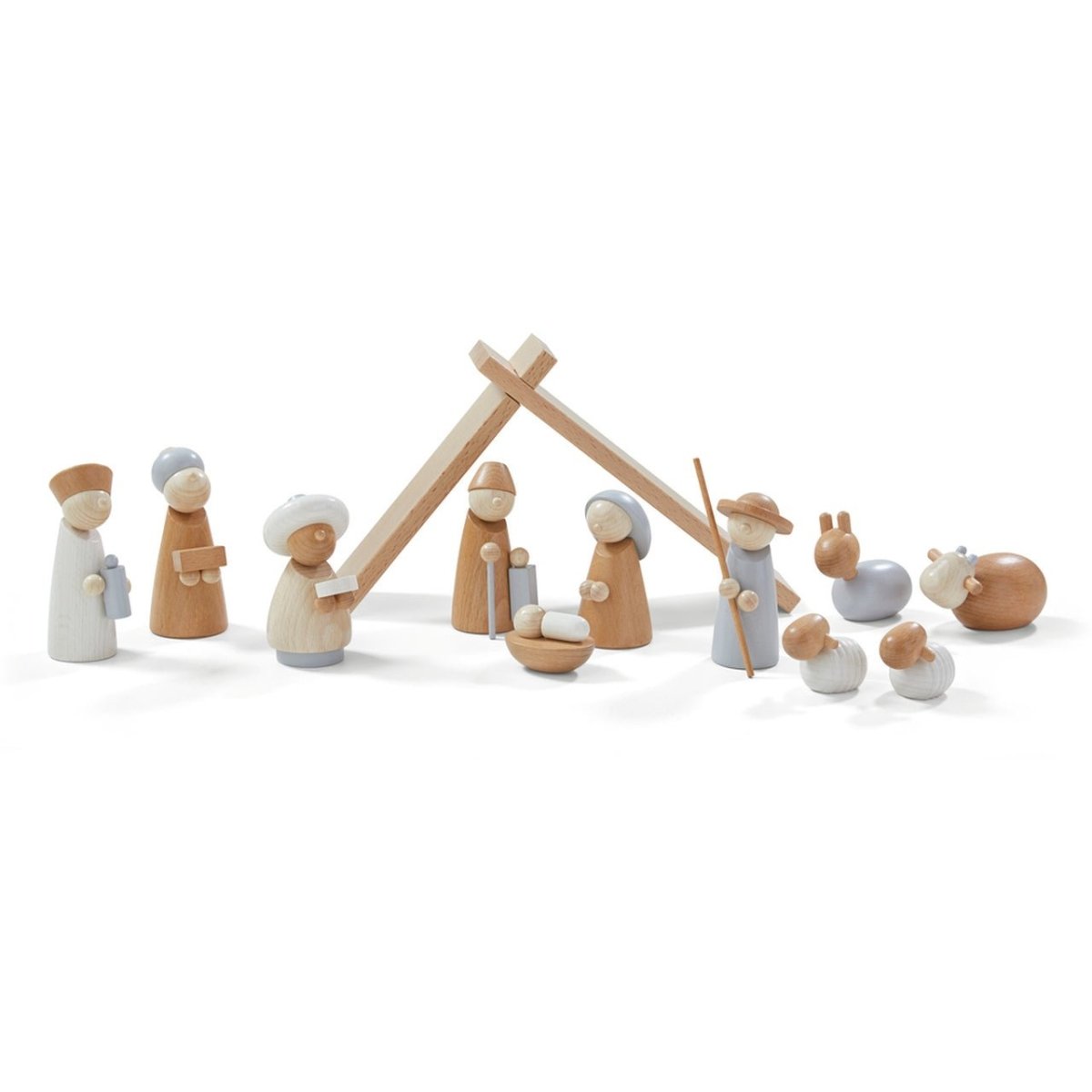 HABA Wooden Nativity Set - Challenge & Fun, Inc.-HB304685-2