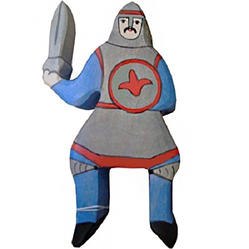 Holztiger Blue Knight Toy Figure
