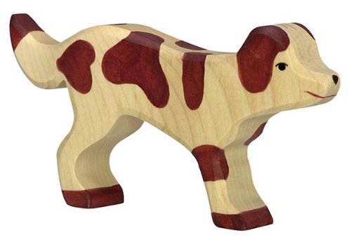 Holztiger Farm Dog Toy Figure