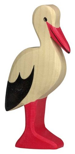 Holztiger Stork Toy Figure