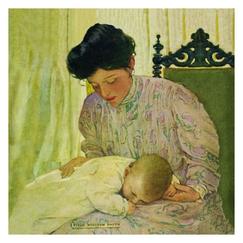 Jessie Willcox Smith Greeting Cards : First the Infant - Challenge & Fun, Inc.-JWS86-1