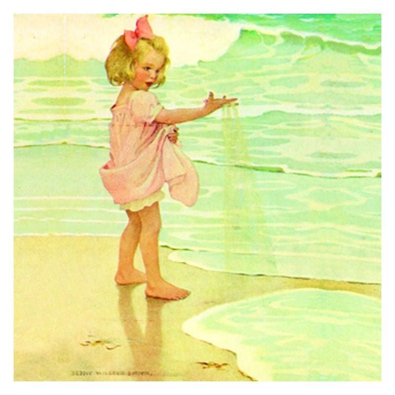 Jessie Willcox Smith Greeting Cards : Little Grain of Sand - challengeandfunretail