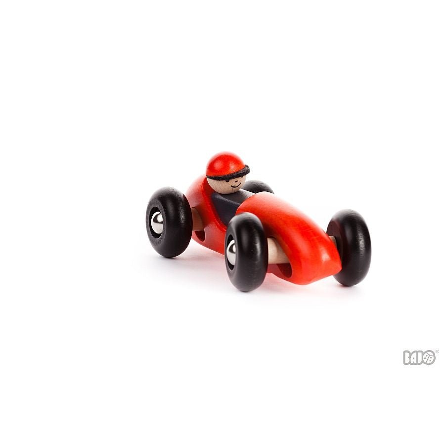 Left Right Turning Race Car by Bajo - challenge and fun natural toys - 1