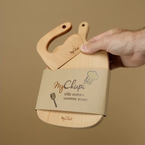 "My Chupi" Little Helper Block Knife and Chopping Board Set - Challenge & Fun, Inc.-LRMC-2