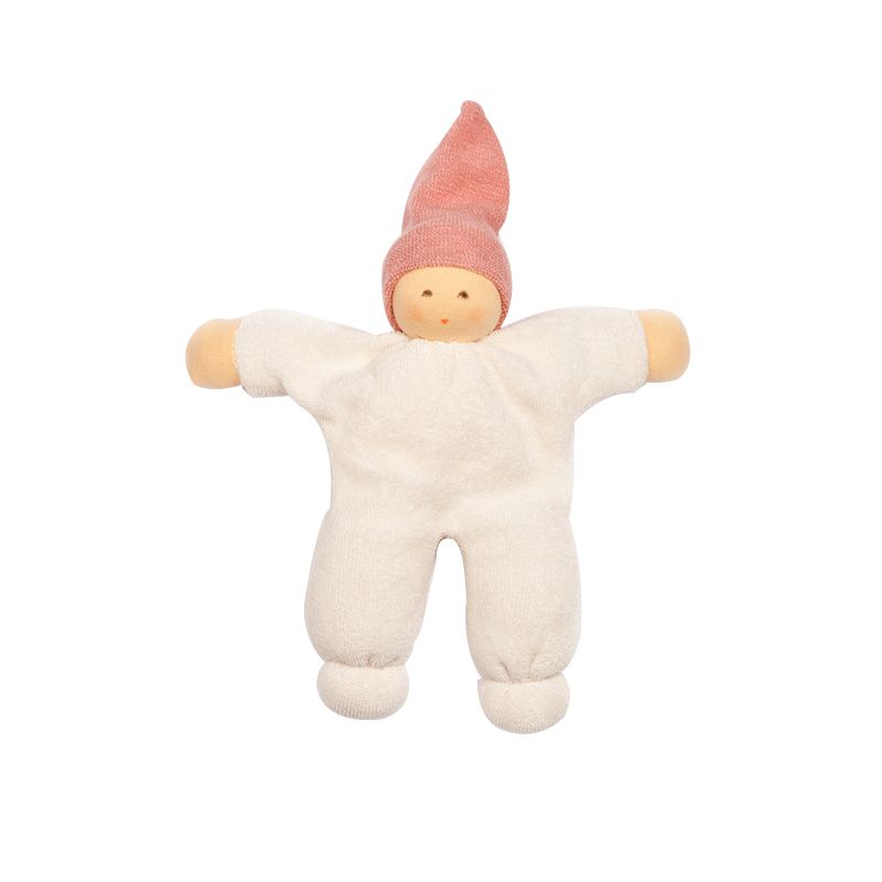 
                      
                        Nanchen Organic Cotton Waldorf Rattle Doll "Nucki"
                      
                    