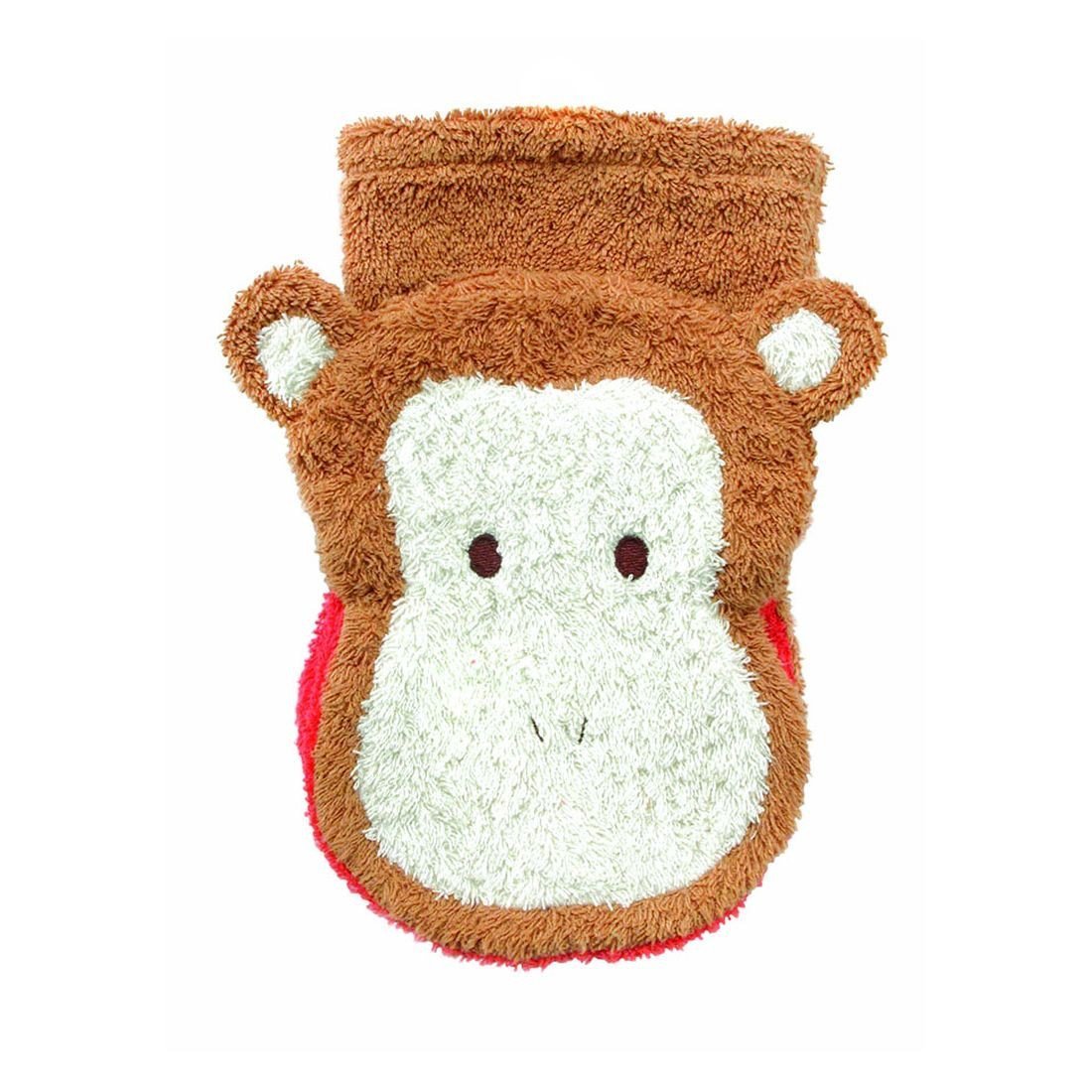 Organic Cotton Wash Mitt Puppets - Monkey - Challenge & Fun, Inc.-FS0559-1