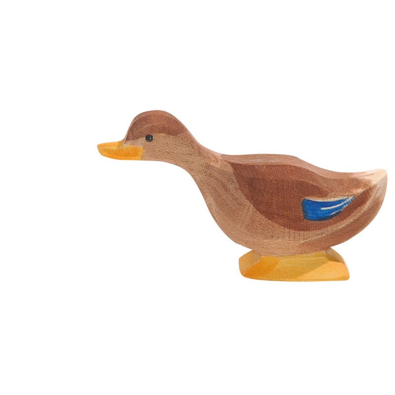 Ostheimer Wooden Figure - Duck, Long Neck